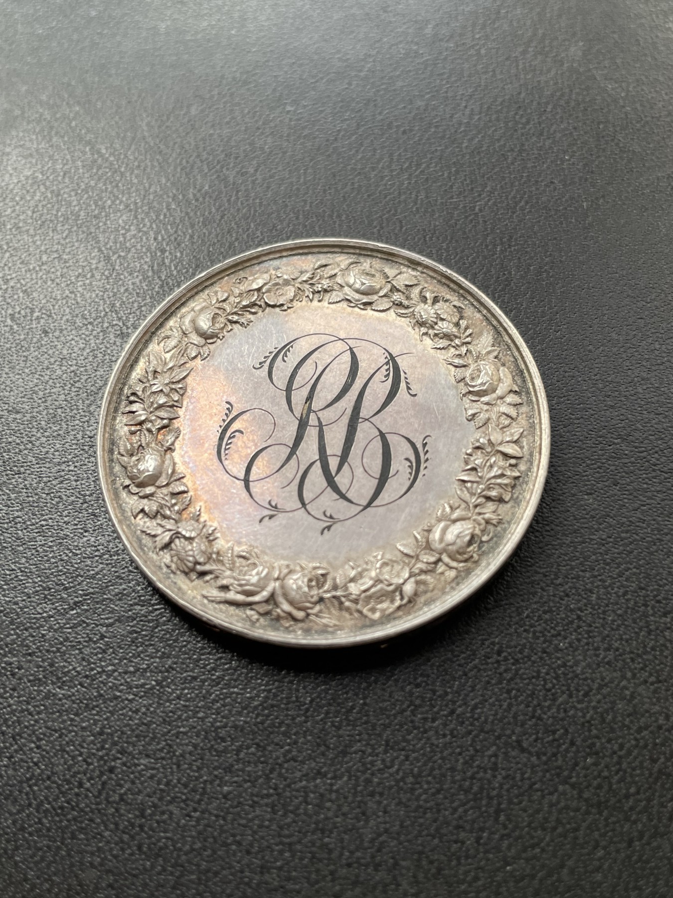 章牌专场-第26期 1873年法国婚礼银章 直径：37 mm，22 g