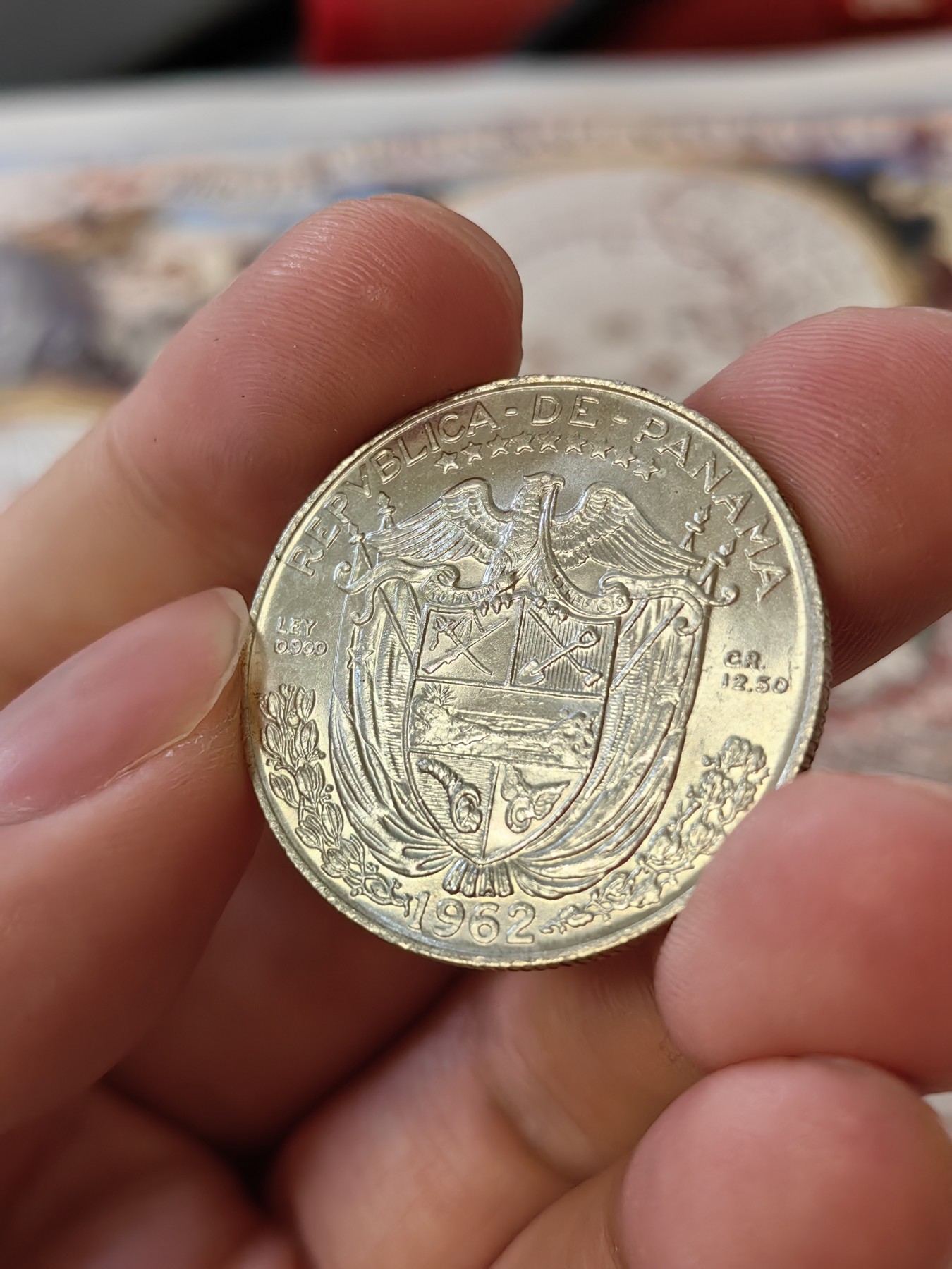 橡树集藏-006场 海纳百川 1962年 1/2巴波亚银币 1966年 1巴波亚银币 高银精品 亮度和光度极佳的裸币