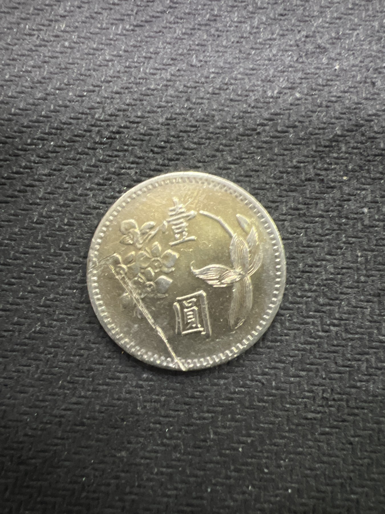 飞翔风筝第三场拍世界纸币银币硬币 湾湾硬币1元