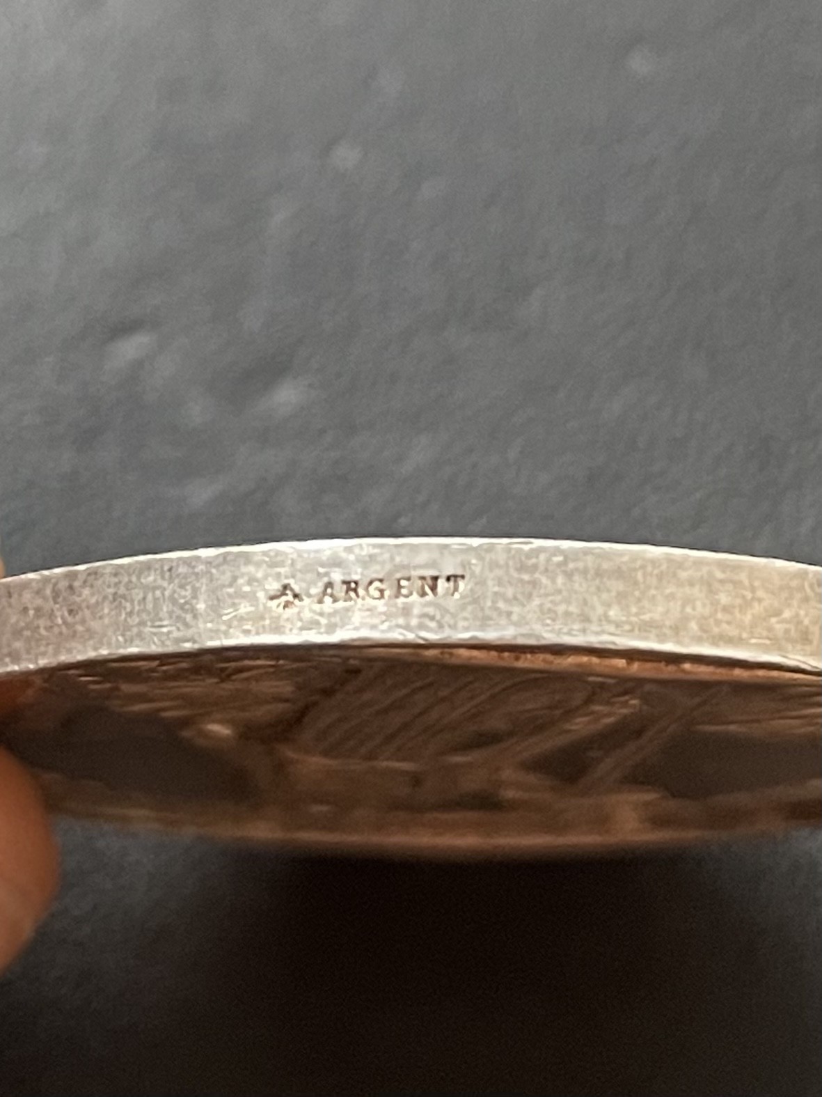 章牌专场-第26期 法国里尔商会银章 直径：37 mm ，22.4 g