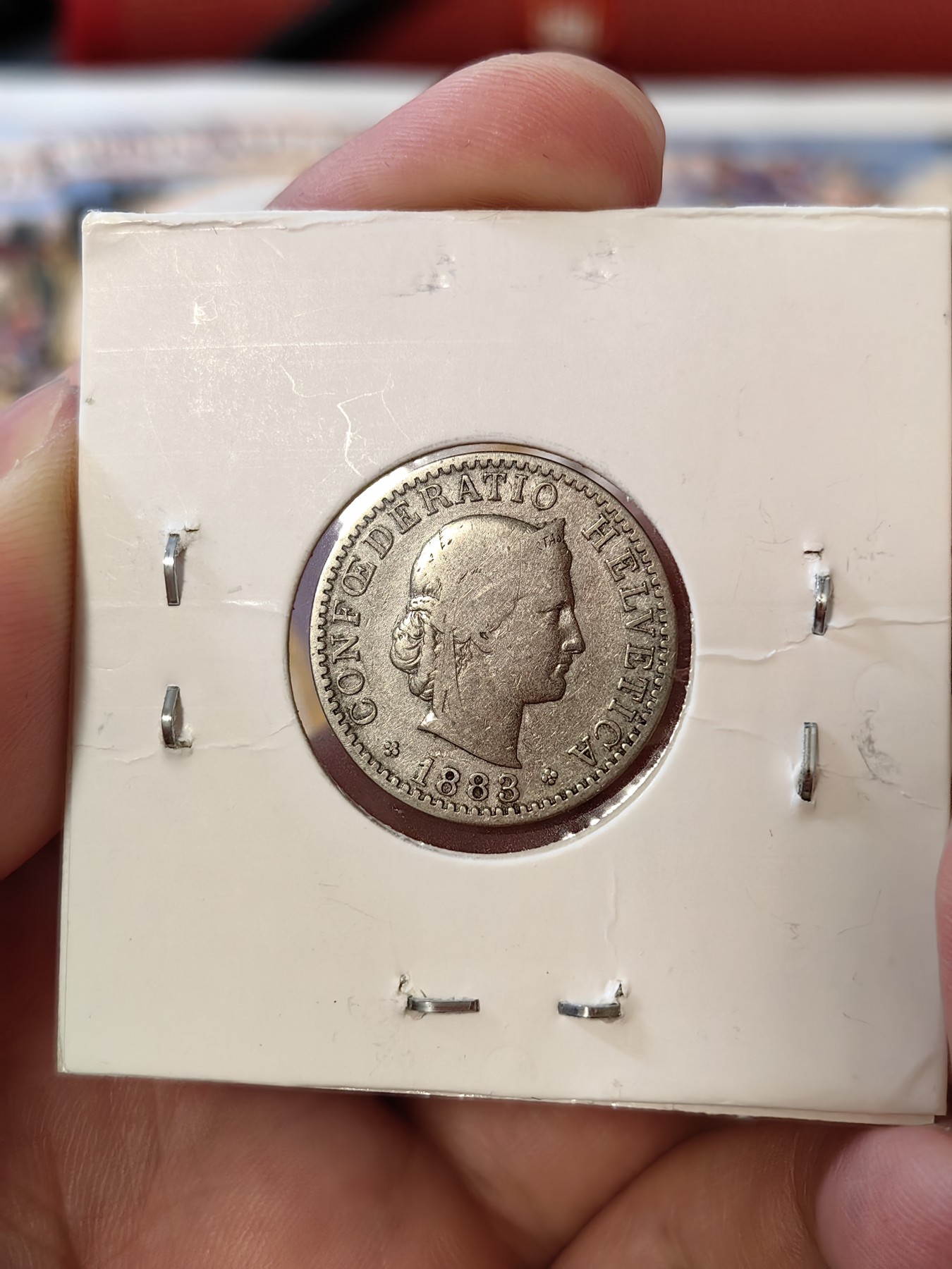 橡树集藏-006场 海纳百川 XF品散银币三枚，日本单凤，瑞士银法郎，中国广西省二毫