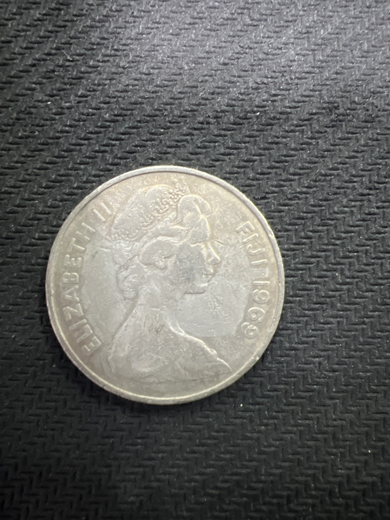 飞翔风筝第三场拍世界纸币银币硬币 斐济1969年硬币