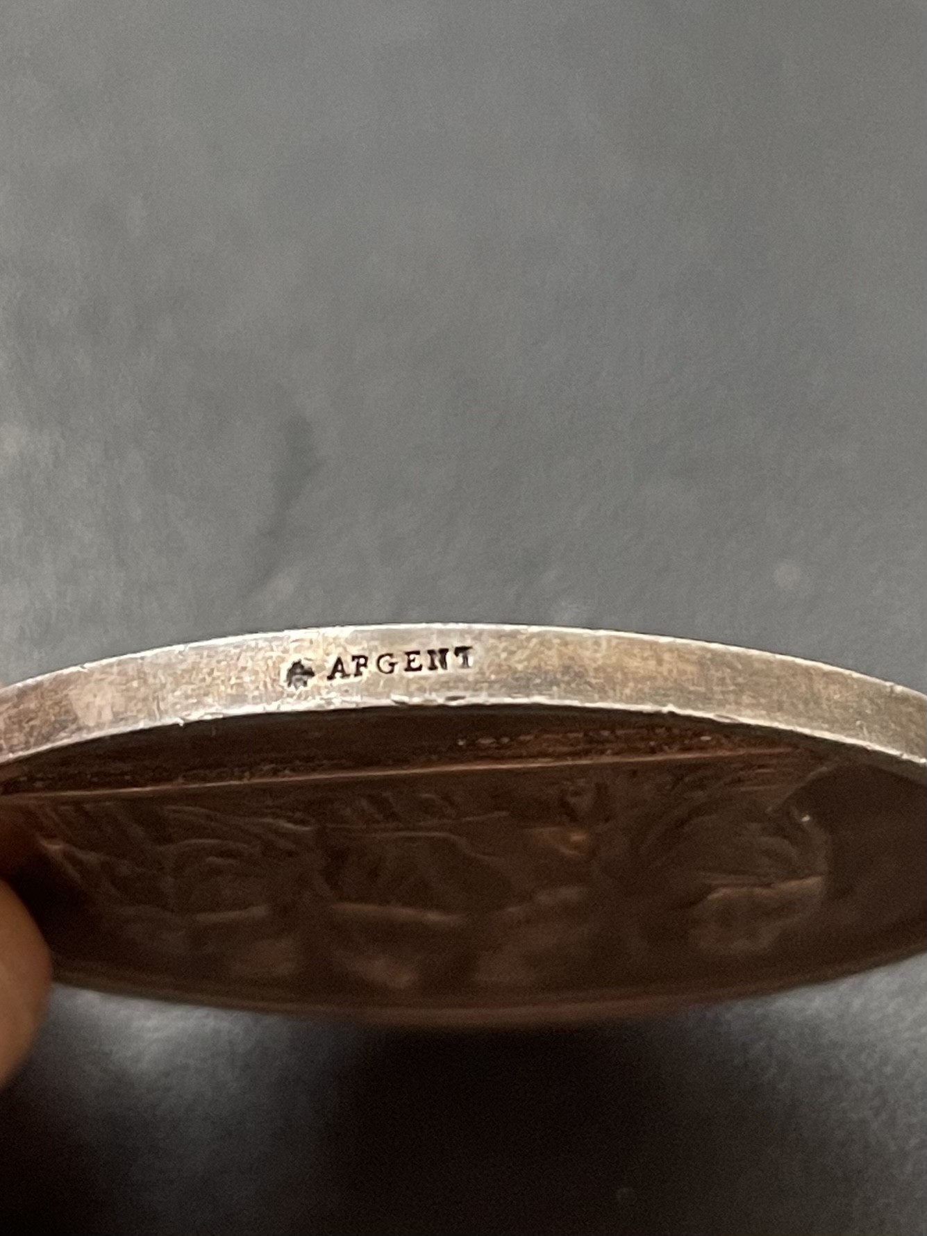 章牌专场-第26期 1867年法国婚礼银章 直径：37mm ，21.5 g