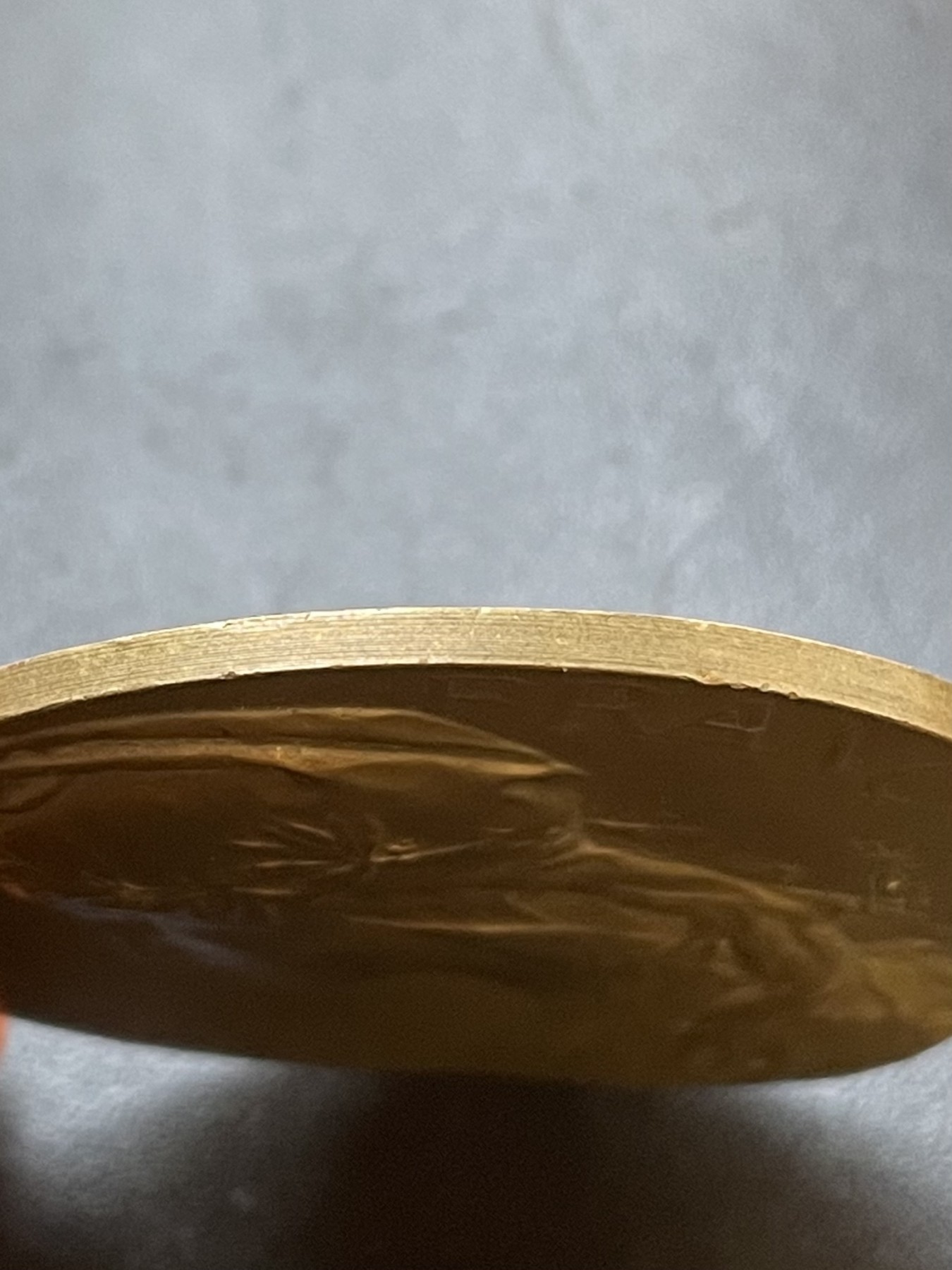 章牌专场-第26期 A.Rivet～法国玛丽安娜大铜章 直径：56 mm