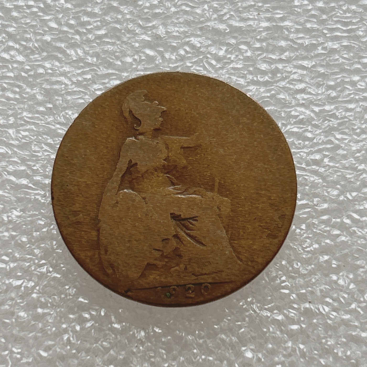 全场一元起拍 世界钱币散币场 第四期 英国1920年乔治五世半便士铜币