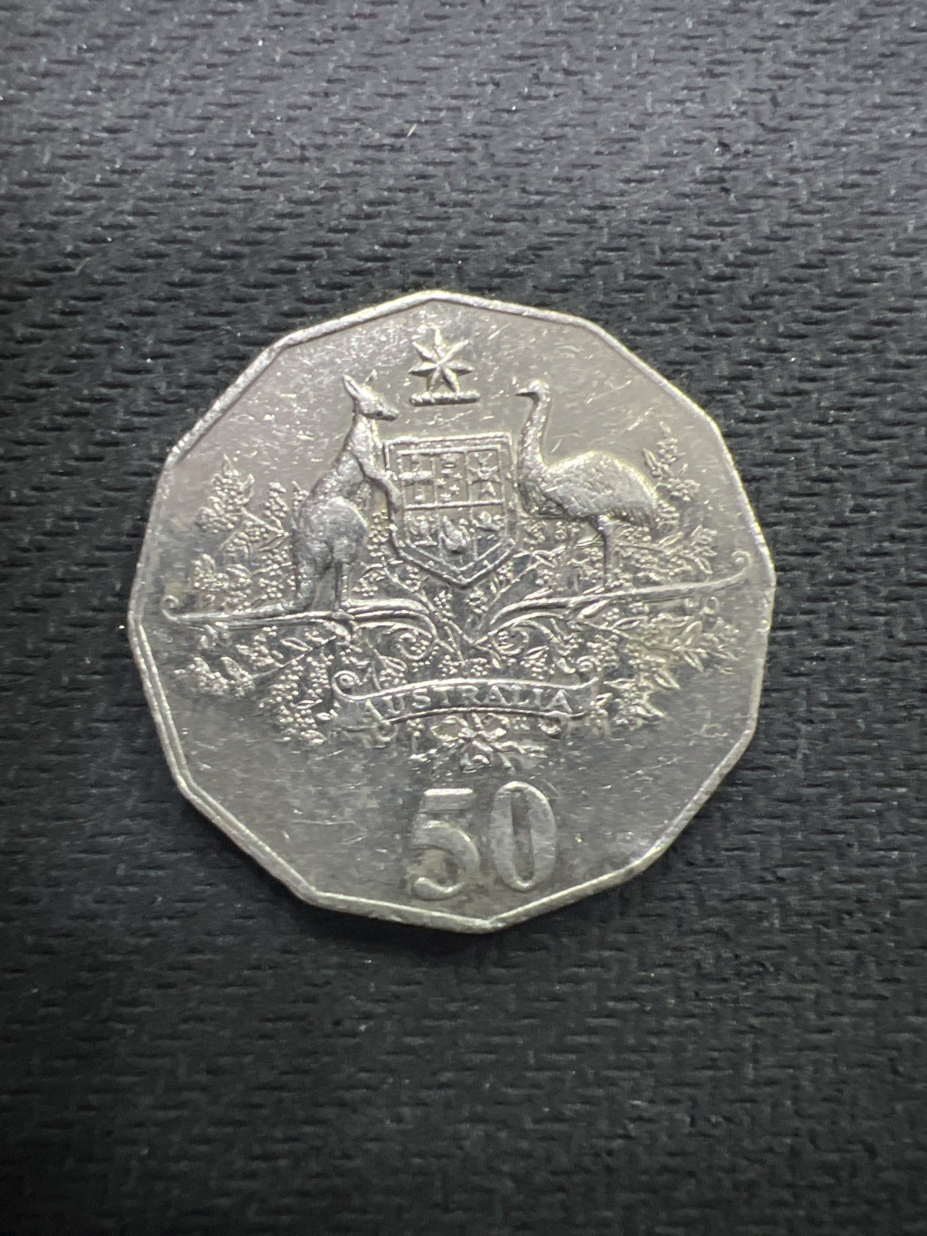 飞翔风筝第三场拍世界纸币银币硬币 澳大利亚2001年女王袋鼠鸵鸟纪念币