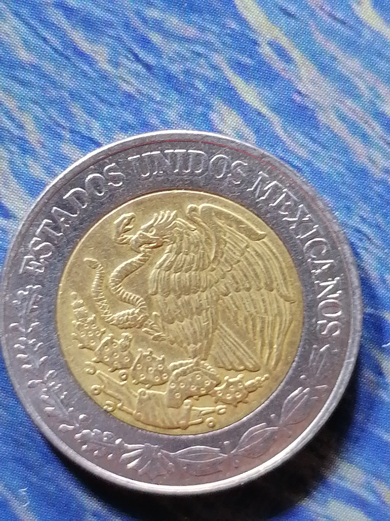 钱币专场 墨西哥双色币1比索