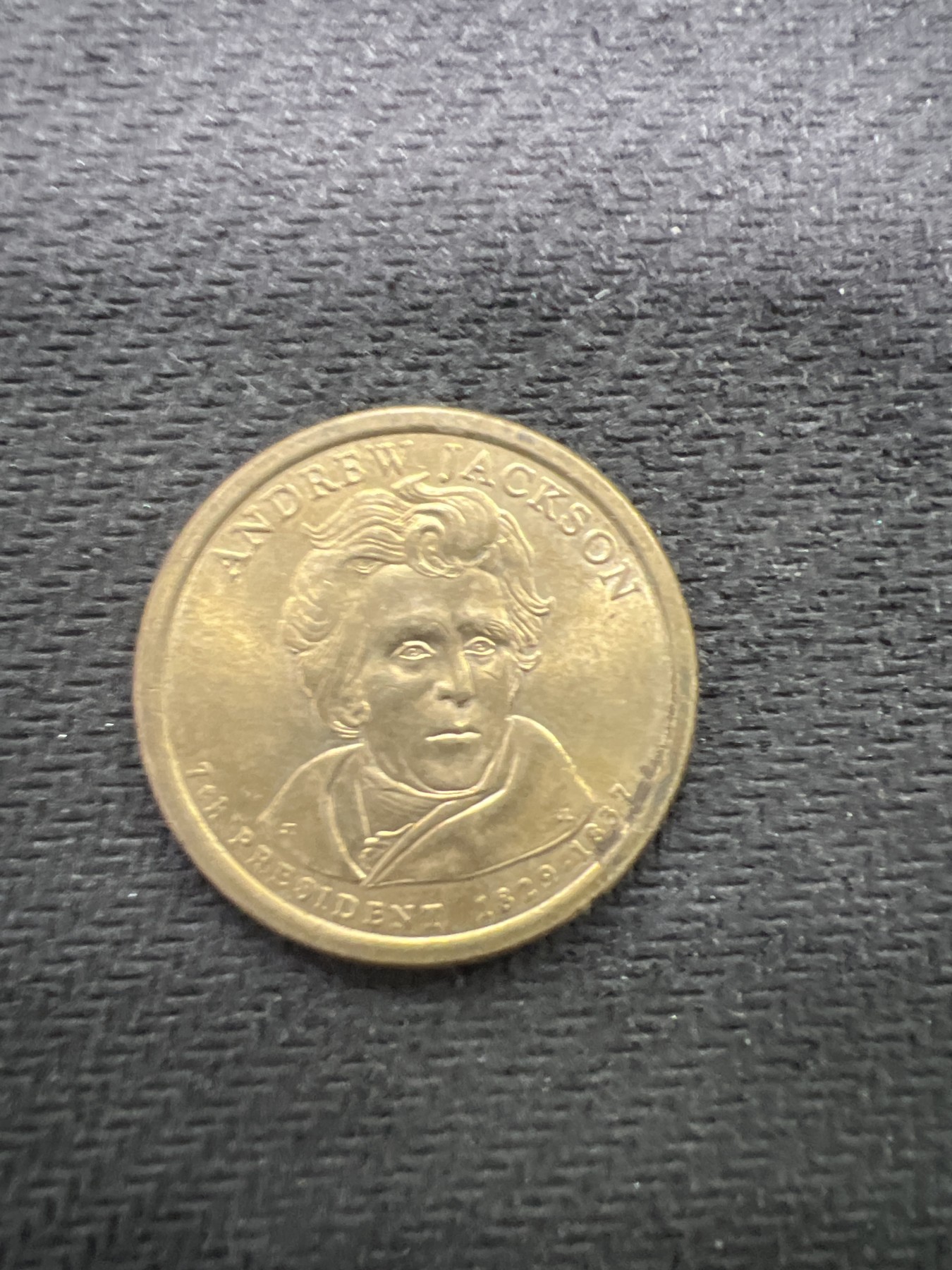 飞翔风筝第三场拍世界纸币银币硬币 美国总统安德鲁杰克逊1美元