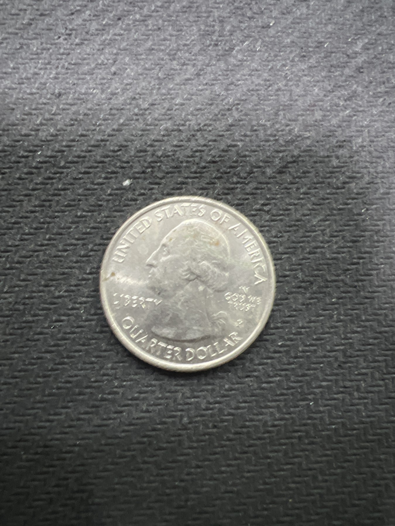 飞翔风筝第三场拍世界纸币银币硬币 美国州币25美分维克斯堡军事公园纪念币