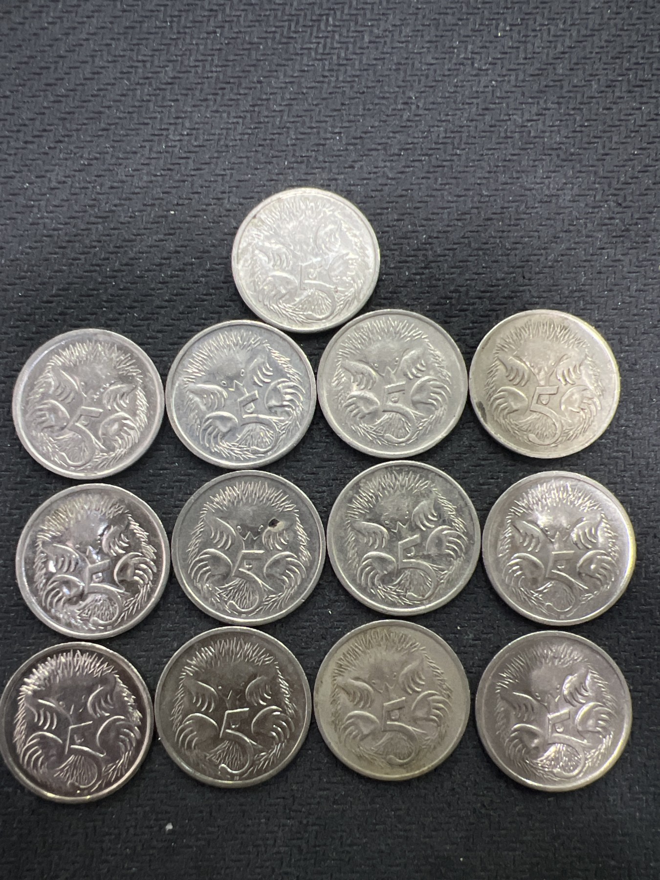 飞翔风筝第三场拍世界纸币银币硬币 澳大利亚硬币13枚不同年份