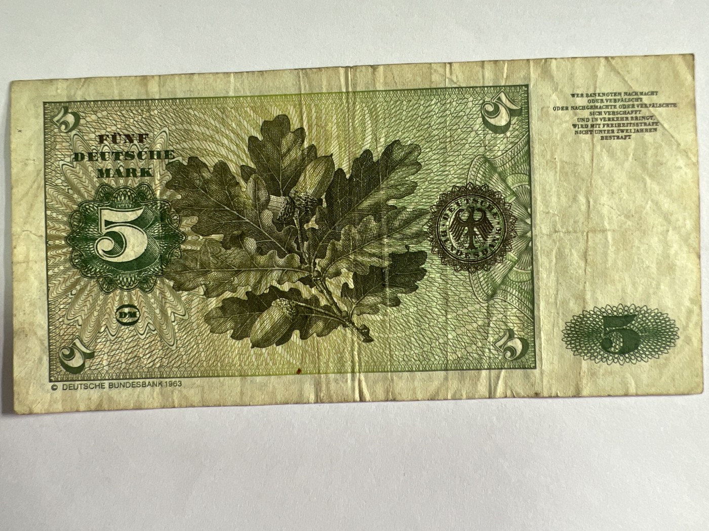 泡泡堂微拍第204幕纸币捡漏可累计专场👿👿，累计满二十元包邮，接受代拍业务 德国5马克
