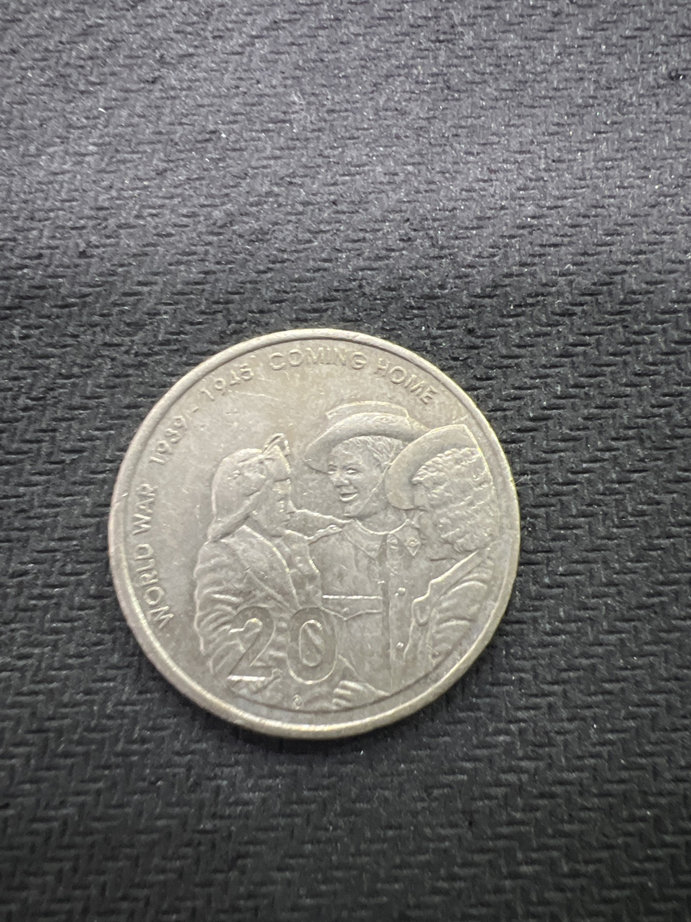 飞翔风筝第三场拍世界纸币银币硬币 澳大利亚2005年二战胜利回家60周年纪念币