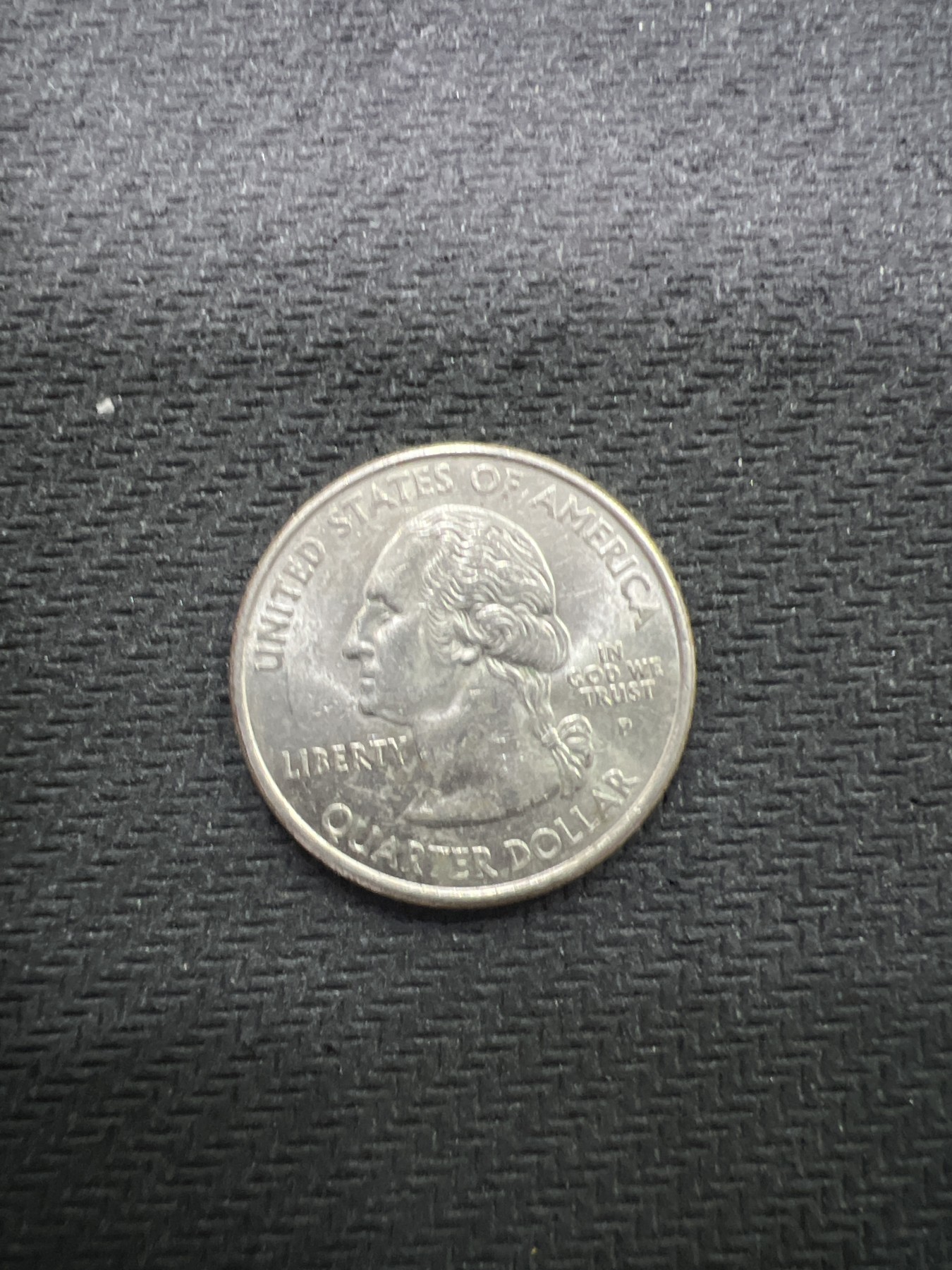 飞翔风筝第三场拍世界纸币银币硬币 美国25美分州币罗德岛州纪念币