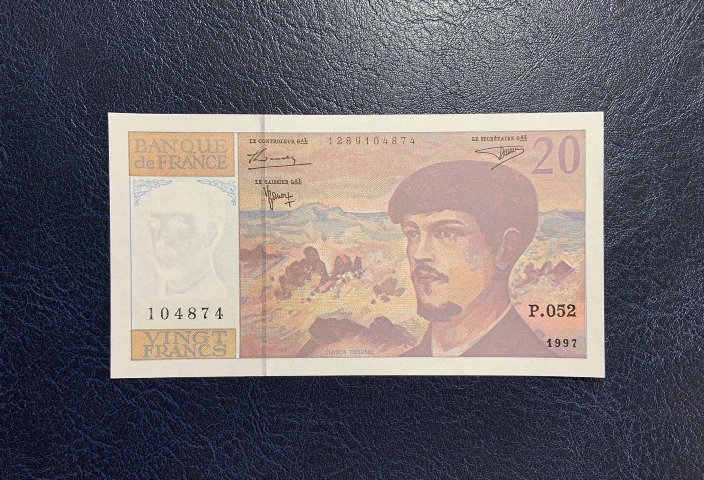 收藏联盟Quantum Auction 第272期拍卖 世界人口日专场 法国1997年20法郎 品相UNC- 灯下有潮斑