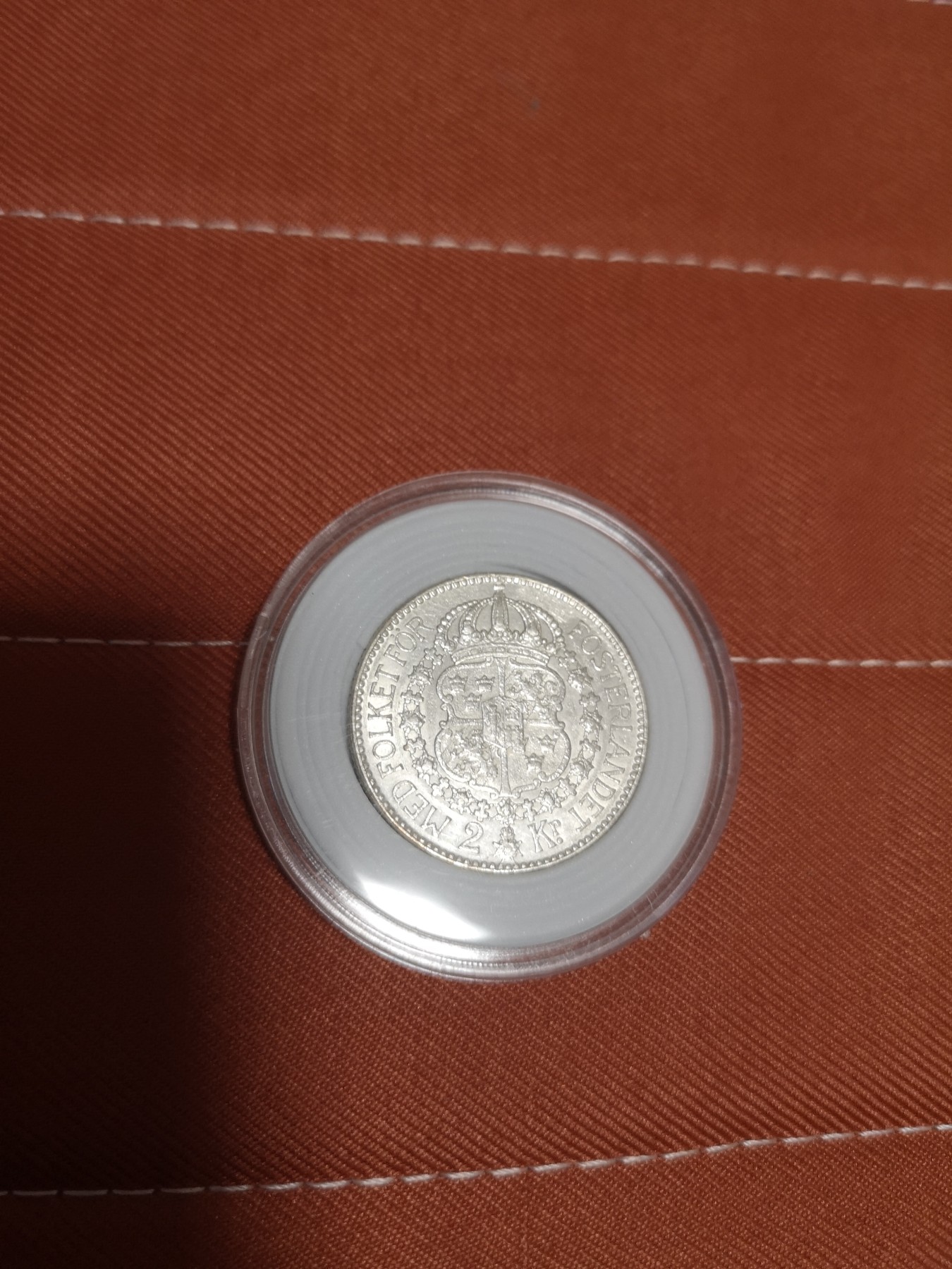 长老汇第14场精品新老银币系列 1913瑞典古斯塔夫五世2克朗银币