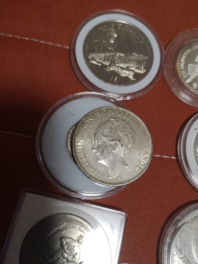 长老汇第14场精品新老银币系列 - 1938荷兰威廉明娜2.5盾大银币