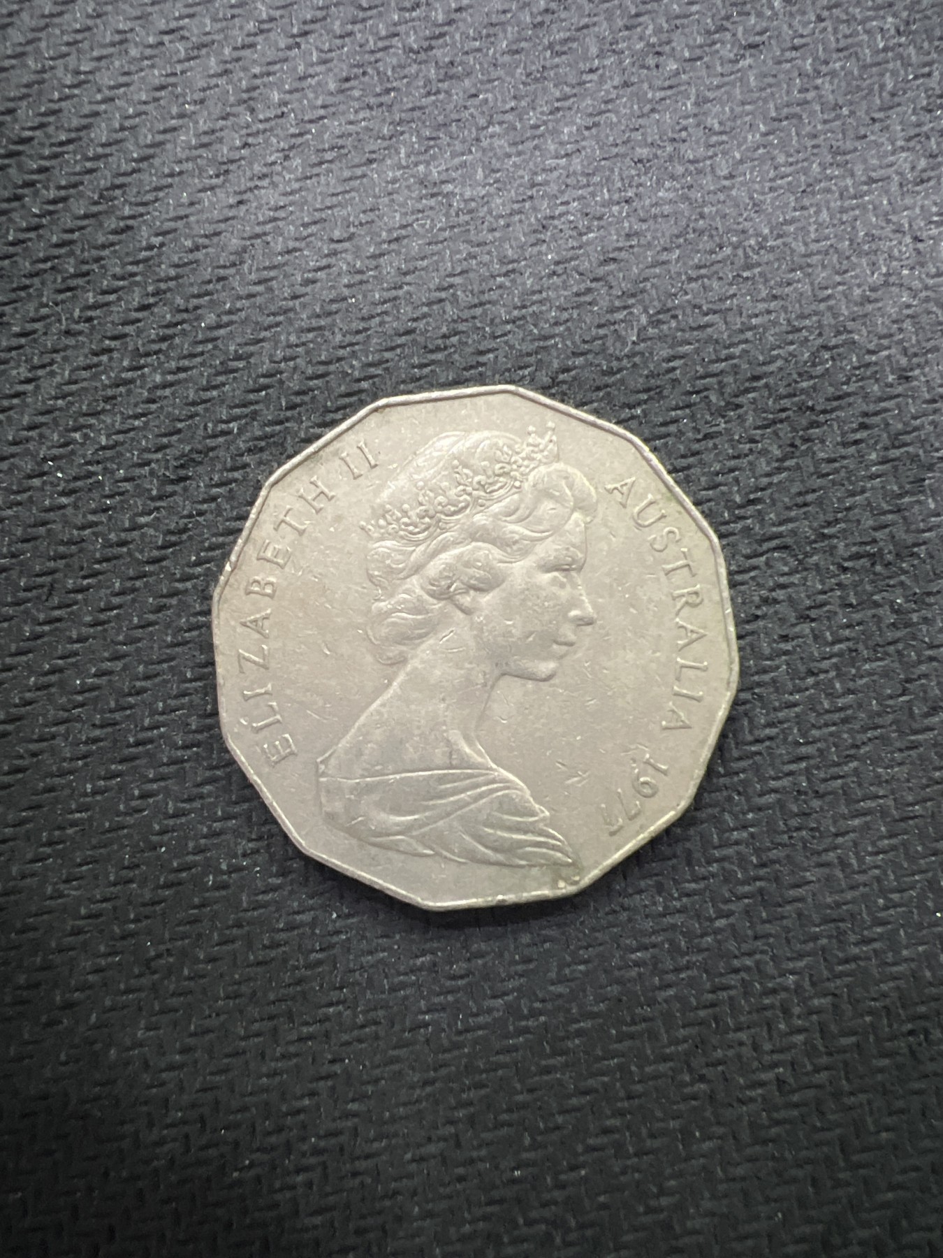 飞翔风筝第三场拍世界纸币银币硬币 澳大利亚1977年女王银婚纪念币