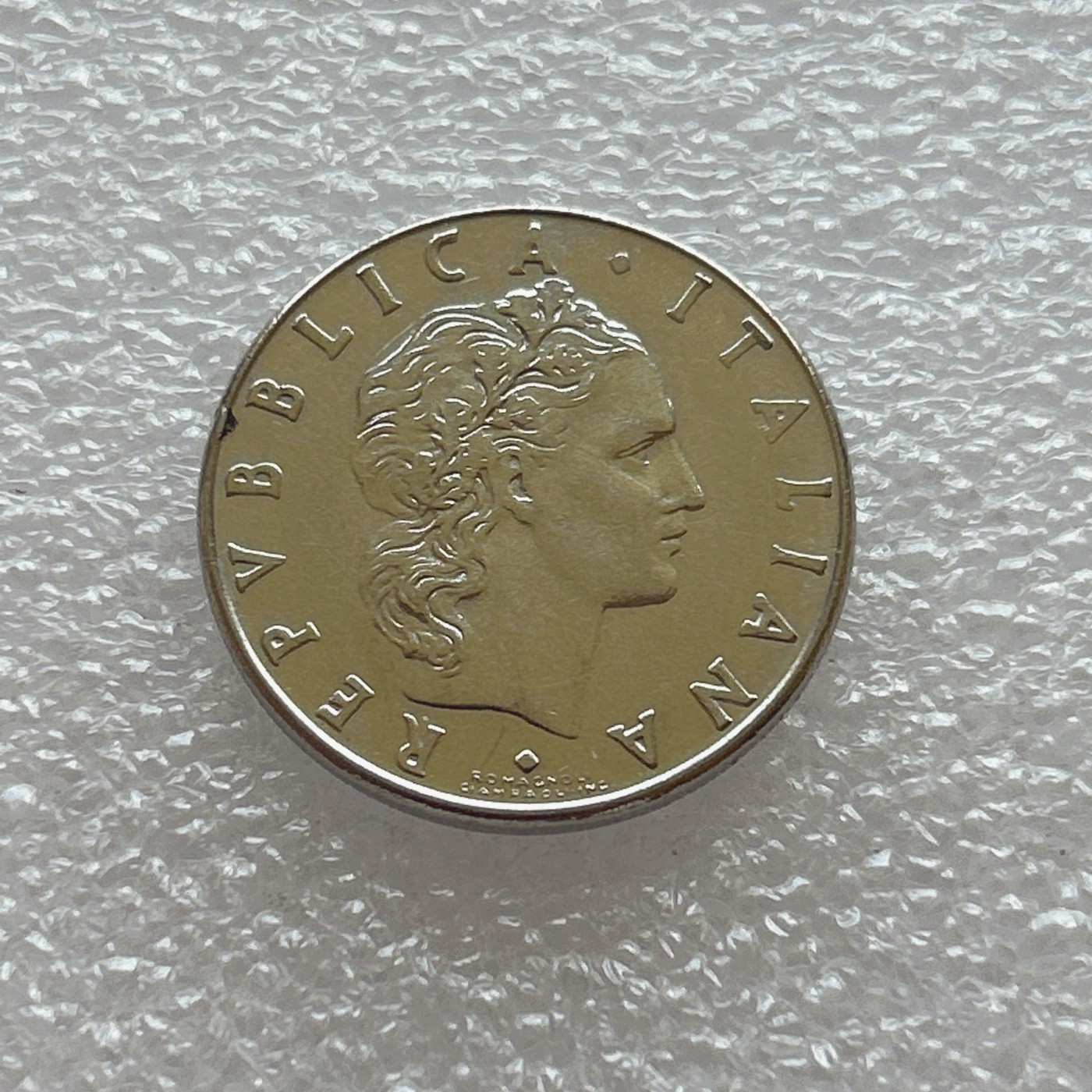 全场一元起拍 世界钱币散币场 第四期 意大利硬币 50里拉 打铁之神