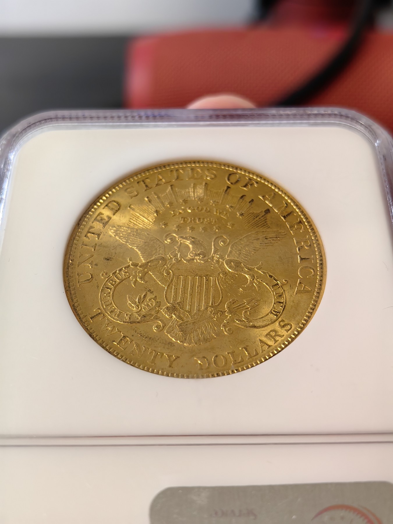 橡树集藏-006场 海纳百川 ngc-ms63 1904年美国20美元大金币 皇冠头自由女神 早期老盒品质保证 33.436g 900金 金价看多 老金币投资佳品