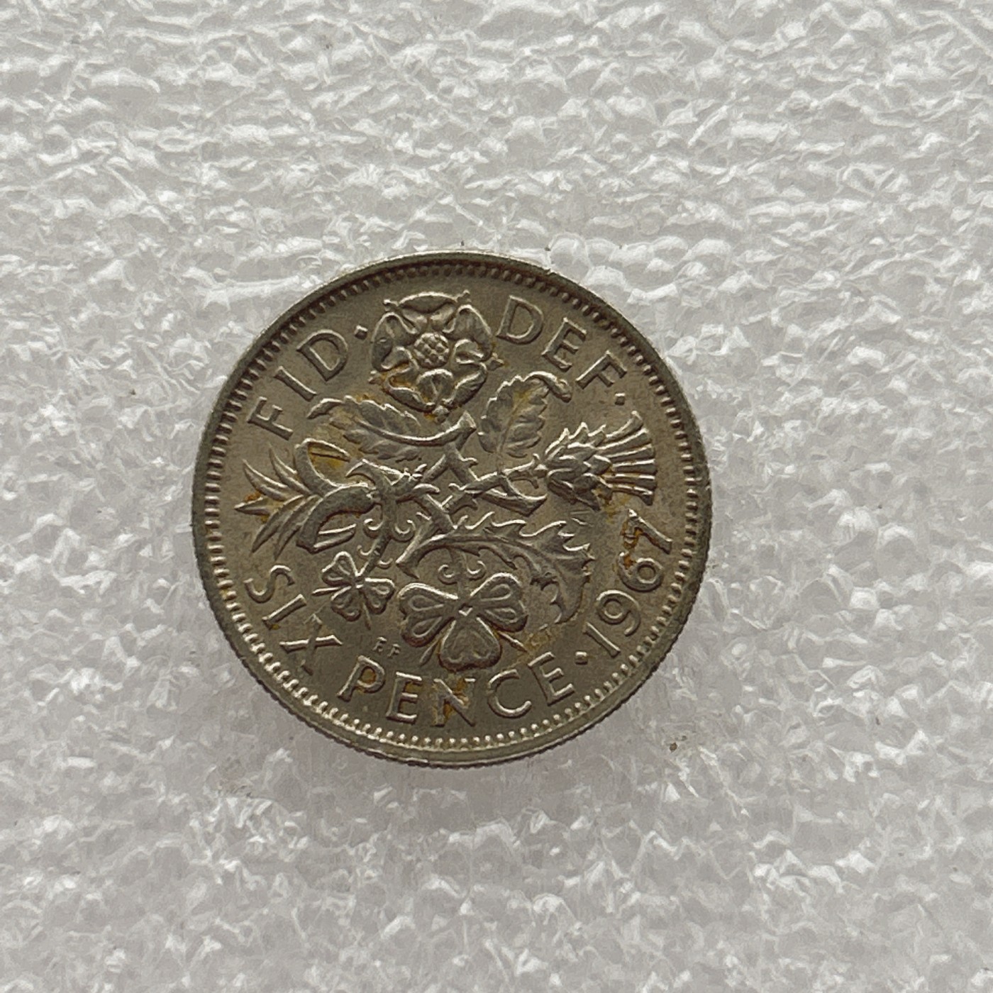 全场一元起拍 世界钱币散币场 第五期 英国1967年6便士