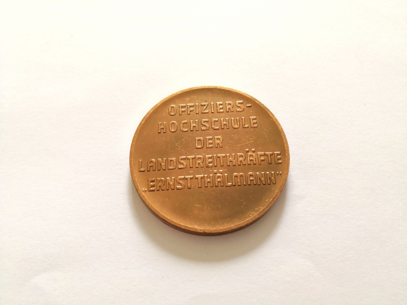 第一次麦稀奇拍卖 东德威廉皮克奖牌