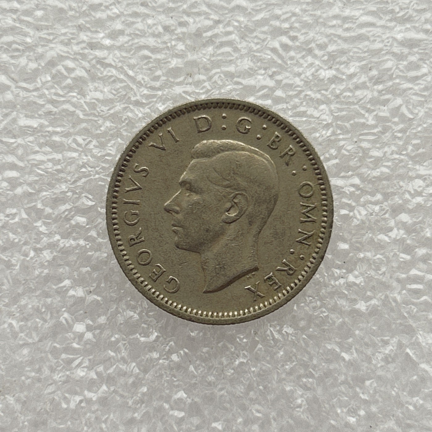 全场一元起拍 世界钱币散币场 第五期 英国6便士 1948年 乔治六世头像