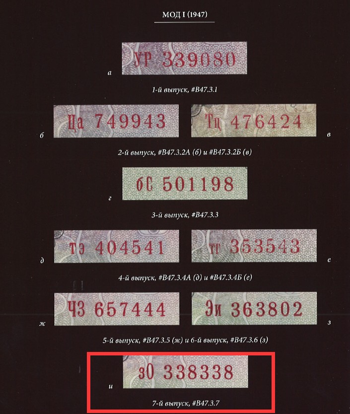 草稿银行第七期国内外钞票硬币拍卖 苏联1947年3卢布国库券 国徽带有16条加盟共和国文字丝带1947年原版 мX冠 Zasko目录中 版本编号为 #B47.3.7(и) PMG 66 季军分 早期老壳严评 不可再生资源