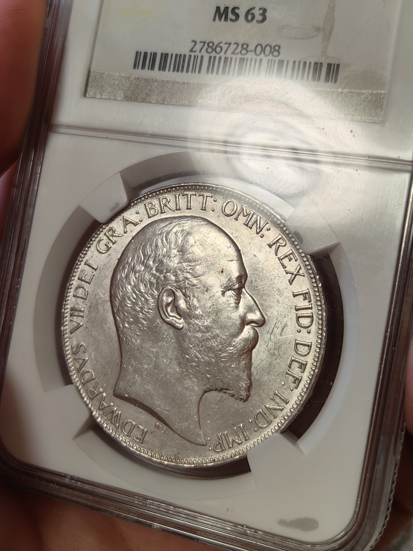 橡树集藏-006场 海纳百川 ngc-MS63 1902年爱七马剑，爱七马剑只在1902独年发行，铸造量不多，分普制和精制两种。市面上相同分数的好品相爱七普制比精制要难找一些，价格也高一些。