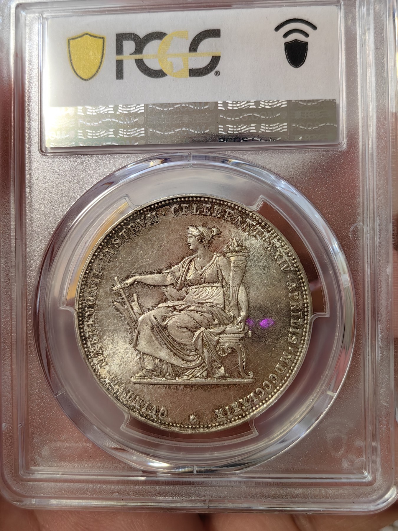 橡树集藏-006场 海纳百川 pcgs-ms64 1879年奥地利2盾大银 茜茜公主银婚纪念 欧陆淺杏仁老包浆 丝滑原银霜光 滴水未下 美就一个字 高分状态超好 可堪自藏 大热门品种 持续上涨中
