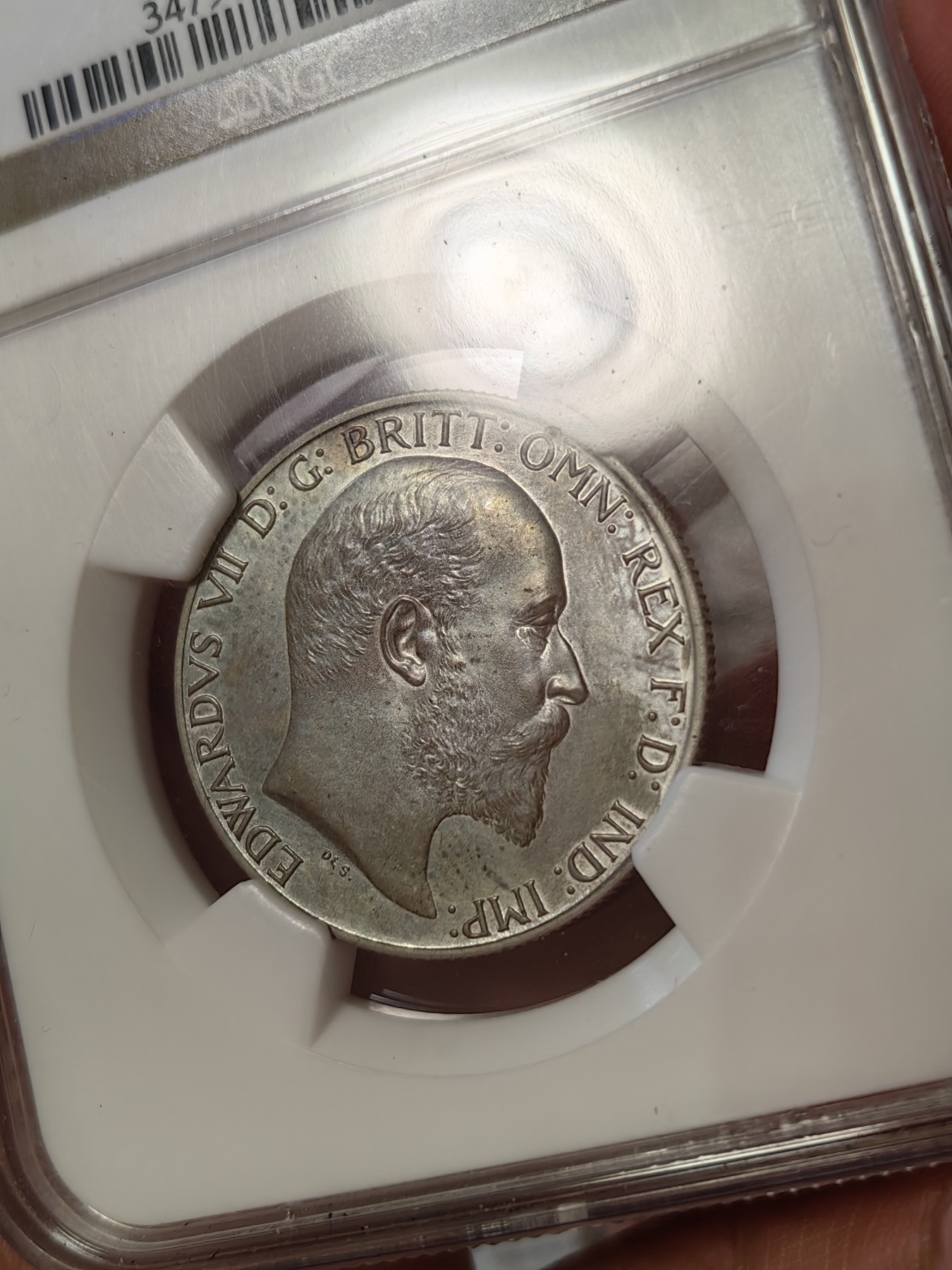 橡树集藏-006场 海纳百川 NGC-pf64 matte 1902年英国爱七海神佛罗林银币 底板高点完美 实物观感极佳 英姿飒爽的不列颠尼亚女神 精制磨砂工艺 英系热门品种 老盒严评 可以自藏的好状态 感觉可以搏分