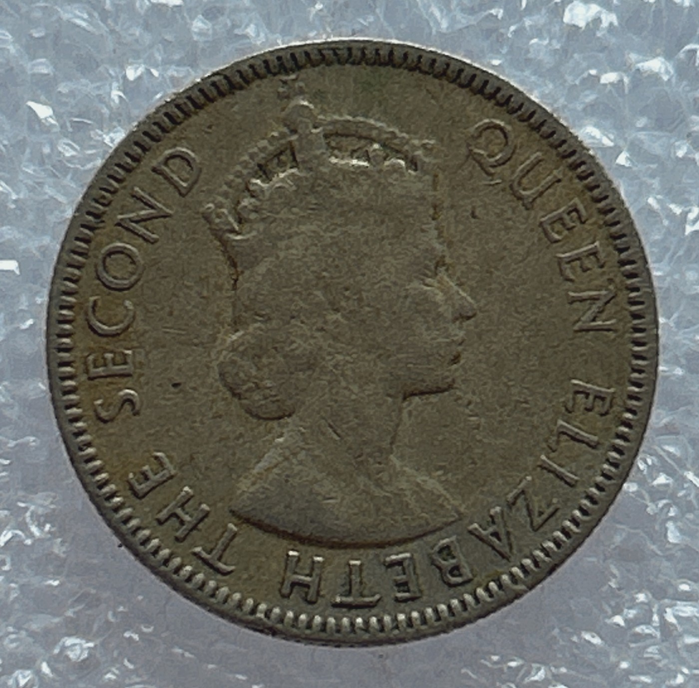 全场一元起拍 世界钱币散币场 第五期 塞舌尔1954年25分 