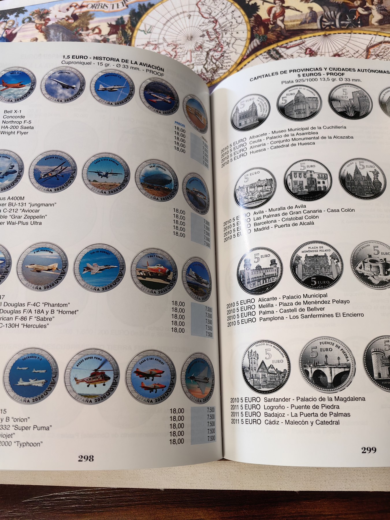 橡树集藏-006场 海纳百川 西班牙2022年钱币目录，包含各个西属殖民地、本土、现代币、纸币。将近500页的厚度，值得西属玩家拥有，已去除后面的广告页。