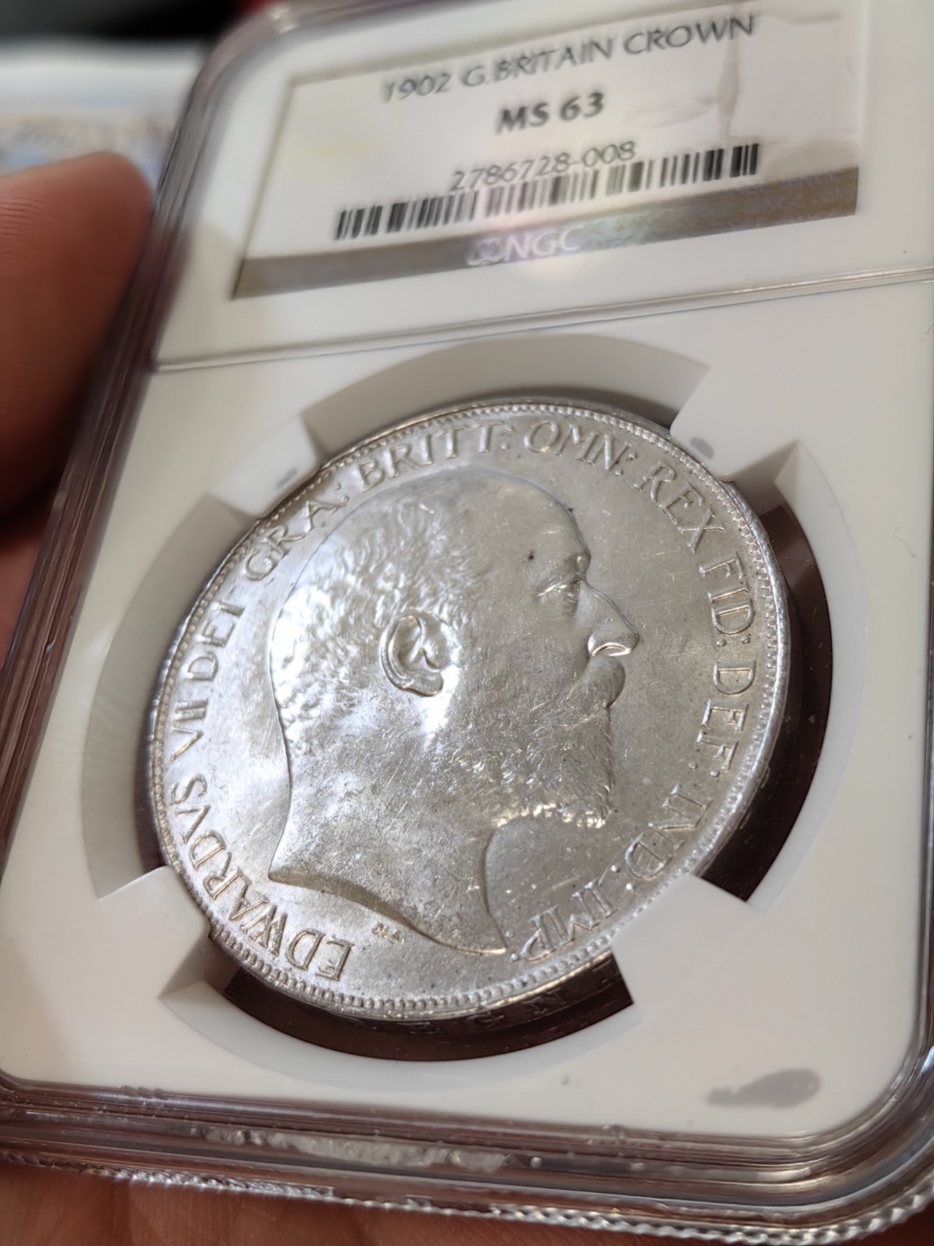 橡树集藏-006场 海纳百川 ngc-MS63 1902年爱七马剑，爱七马剑只在1902独年发行，铸造量不多，分普制和精制两种。市面上相同分数的好品相爱七普制比精制要难找一些，价格也高一些。