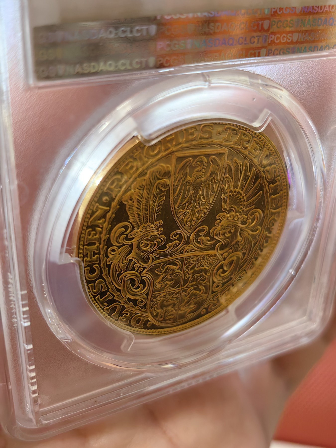 橡树集藏-006场 海纳百川 Pcgs-Sp62 1927年兴登堡大寿5马克型金样 少见卡尔歌茨版大名誉品种 大尺寸黄金制品  实物震撼 镜面绝美