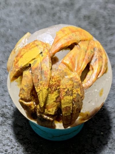 精美亚光冰飘战国红玛瑙雕刻竹子2.0珠一颗！寓意：节节高升 - 精美亚光冰飘战国红玛瑙雕刻竹子2.0珠一颗！寓意：节节高升