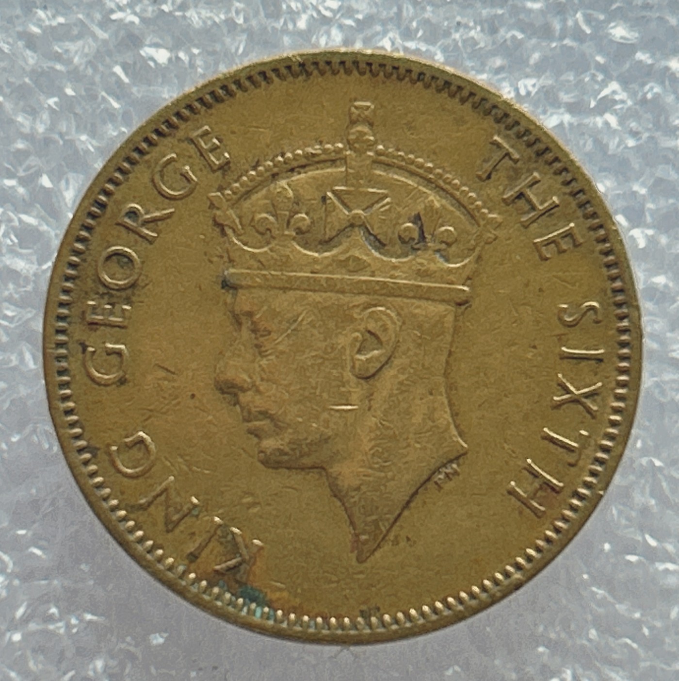 全场一元起拍 世界钱币散币场 第五期 英属牙买加 1950年 乔治六世1/2便士