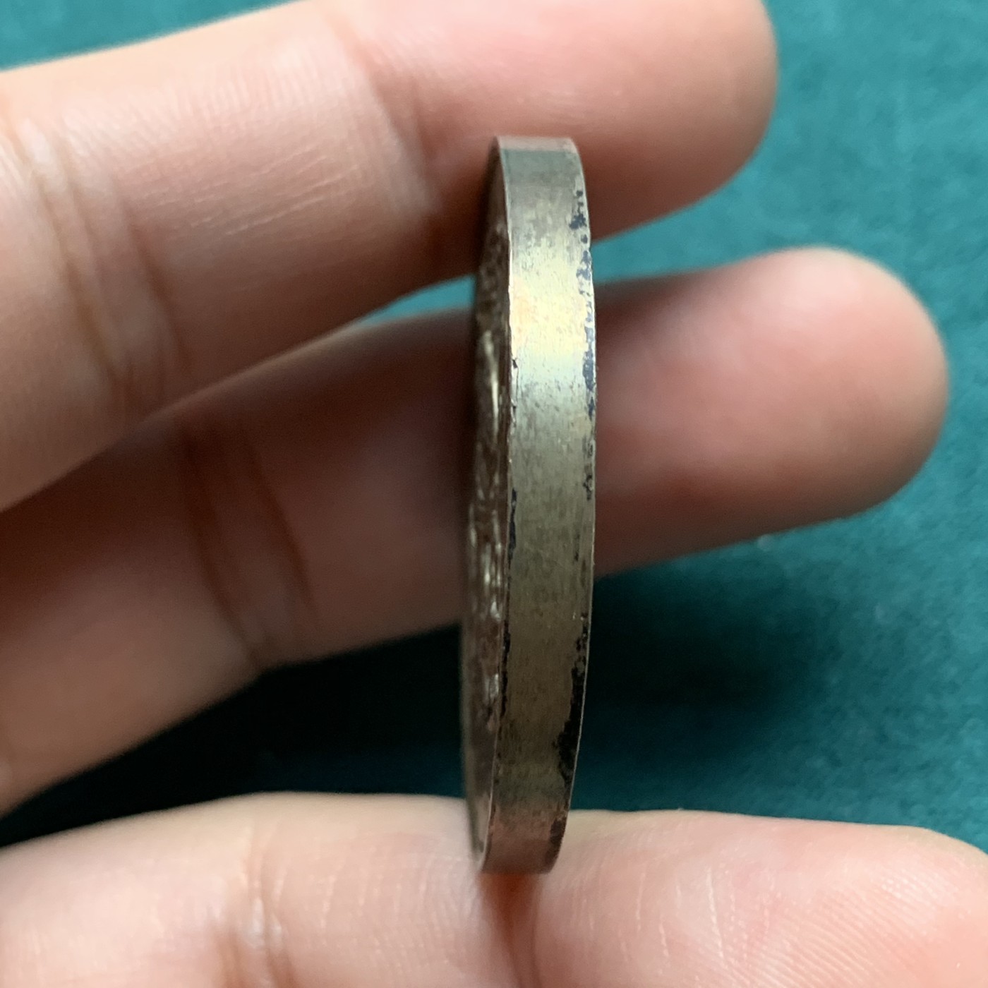 《竞宝斋》第180场-周日，周一2场 (全场包邮) 法国1820年亨利五世诞生光边铜章，30克，38mm