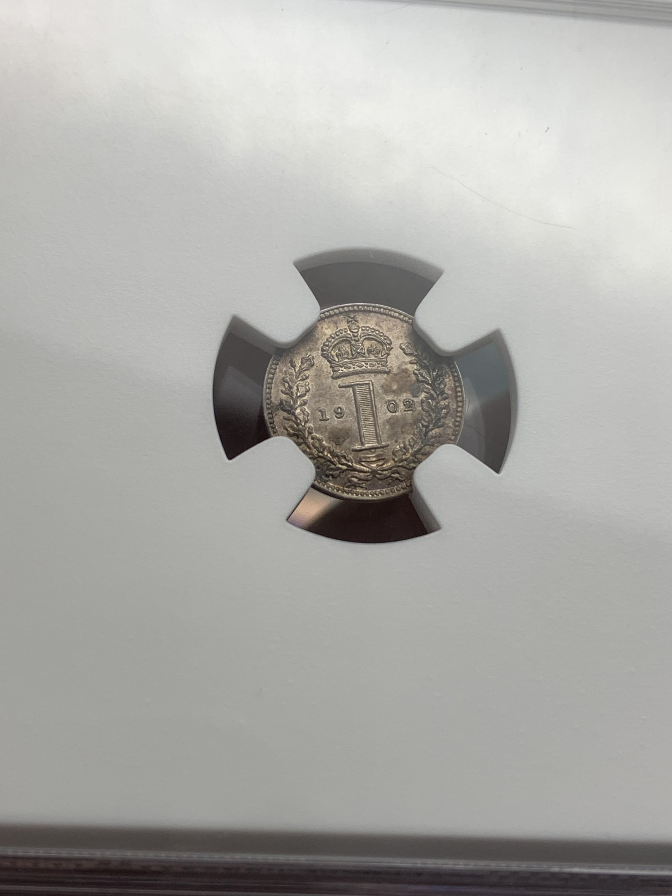 《竞宝斋》第180场-周日，周一2场 (全场包邮) 4枚一组 NGC PF61-64 MATTE 英国1902 爱德华七世 洗脚币 包浆好 MATTE 难得