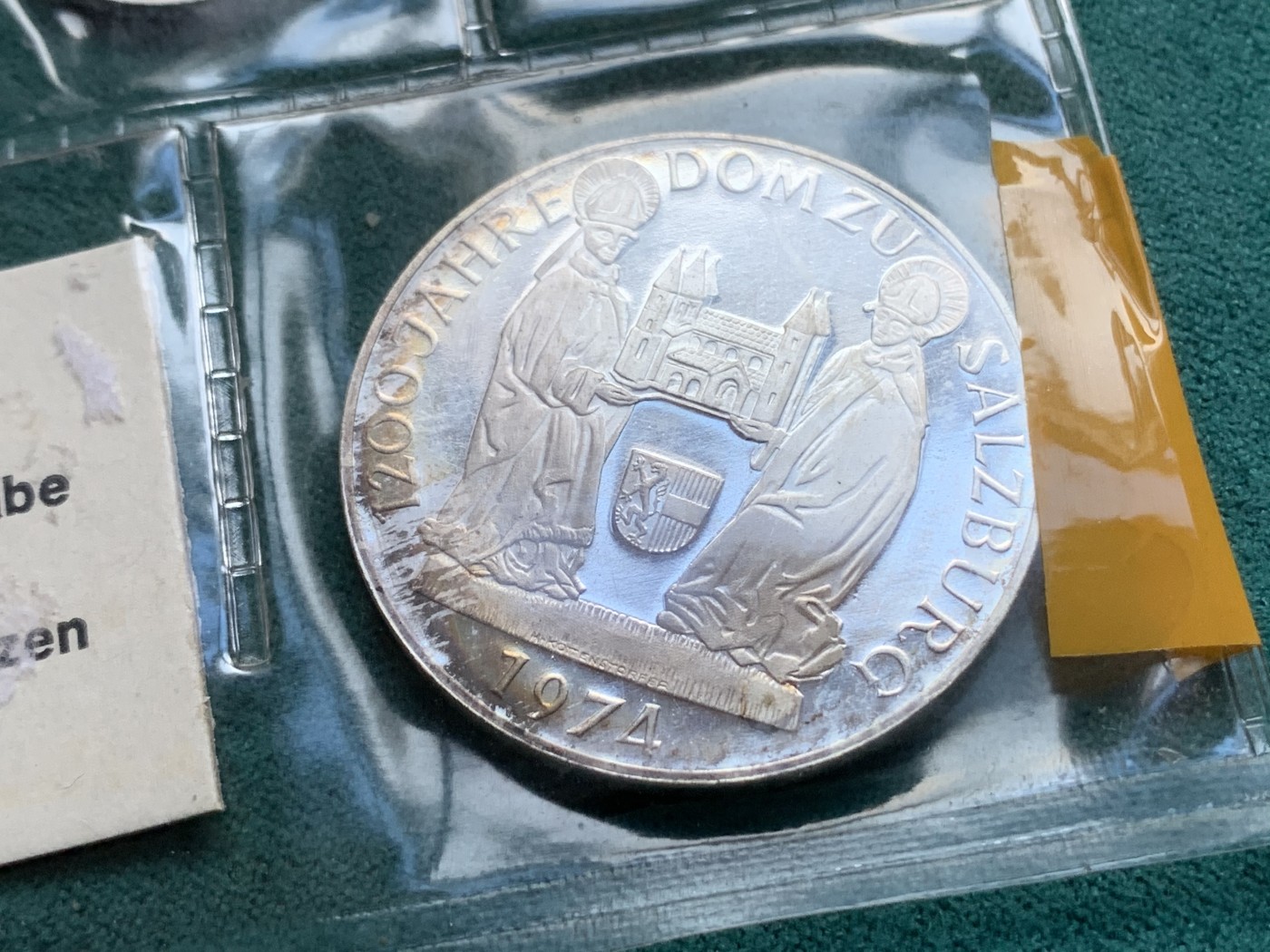 《竞宝斋》第180场-周日，周一2场 (全场包邮) 两套一组 奥地利，1974，精制套币