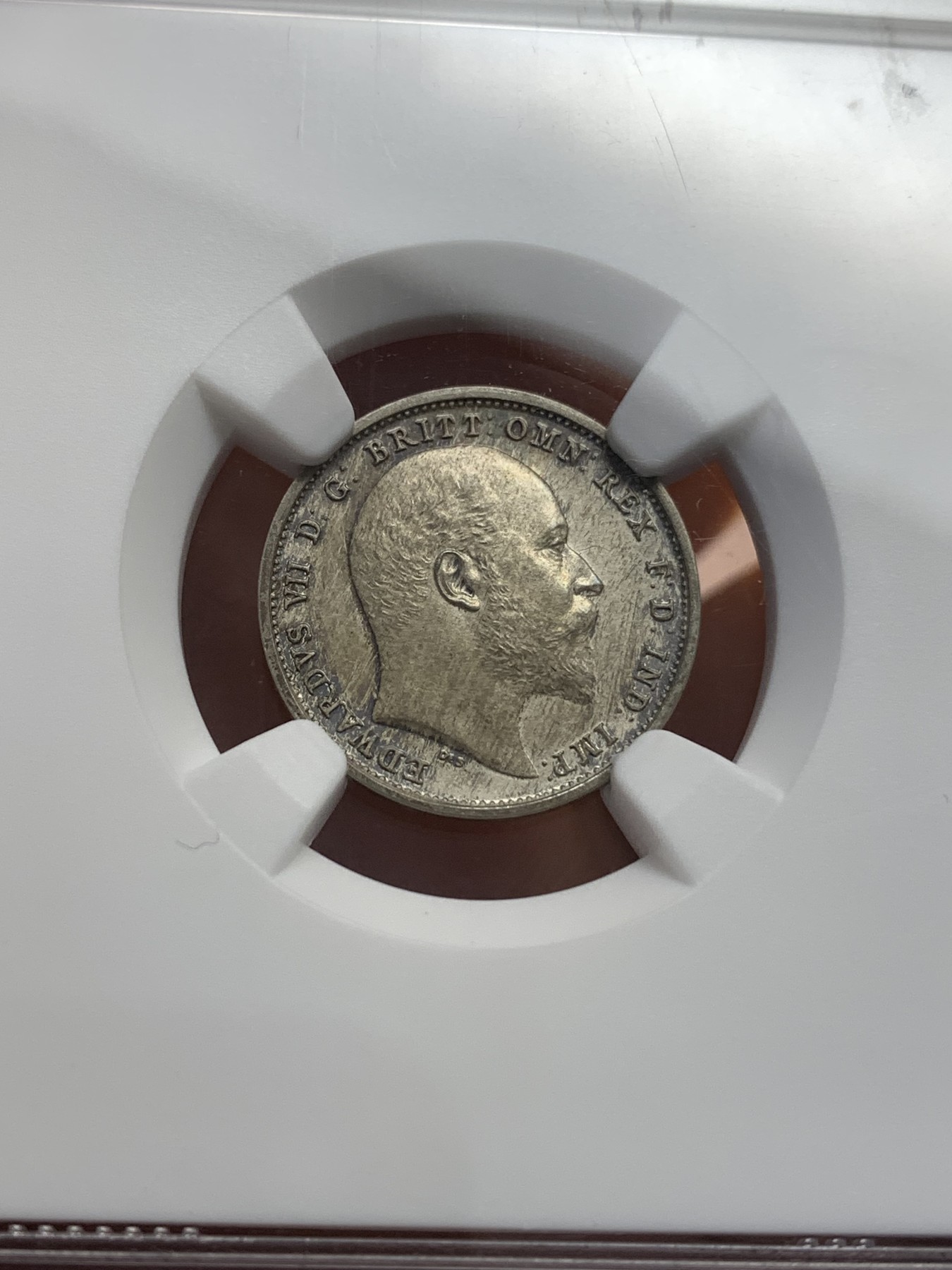 《竞宝斋》第180场-周日，周一2场 (全场包邮) 4枚一组 NGC PF61-64 MATTE 英国1902 爱德华七世 洗脚币 包浆好 MATTE 难得