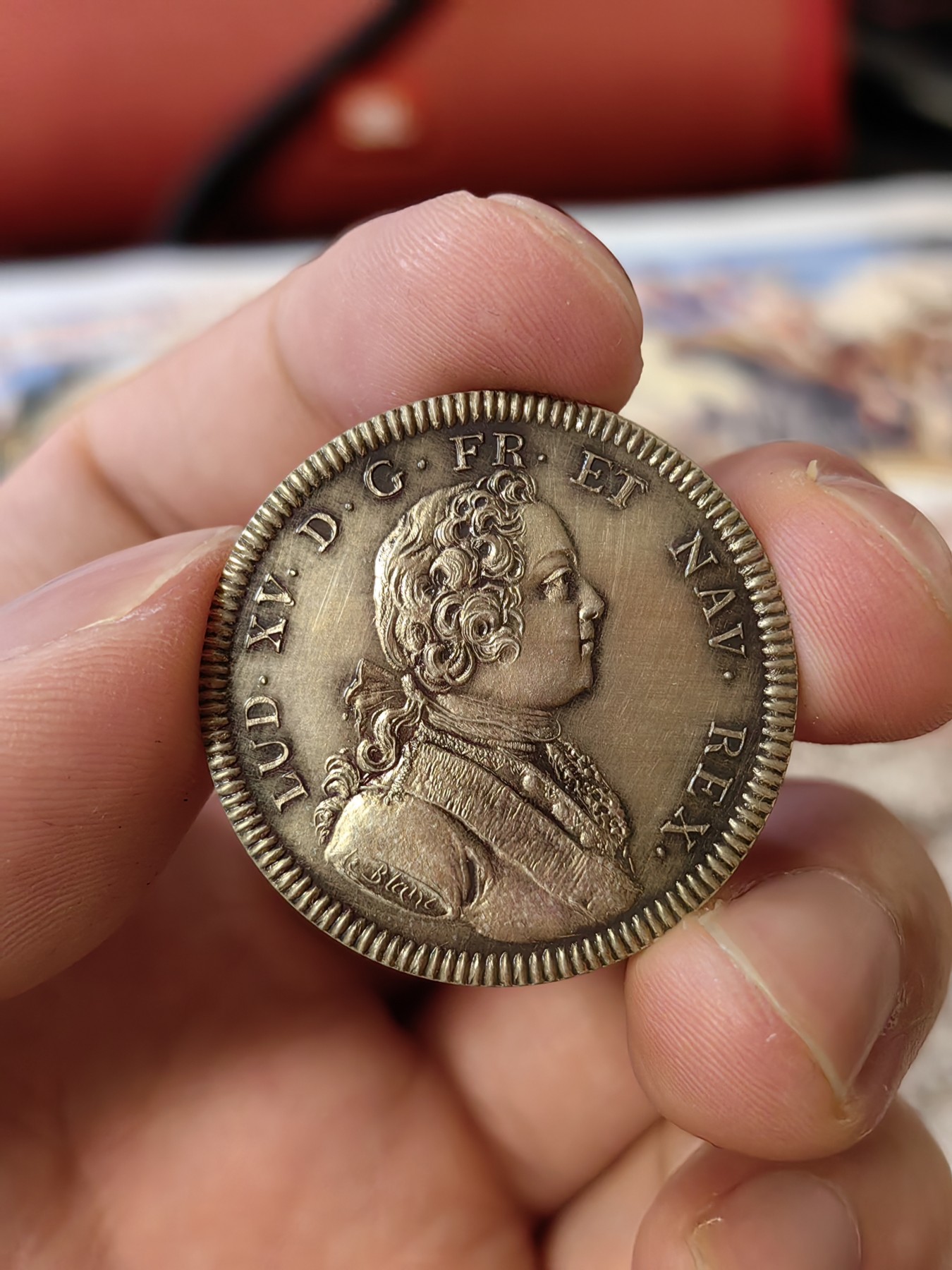 橡树集藏-006场 海纳百川 1729年法国银章 路易十五 战争大象 丰饶角边铭