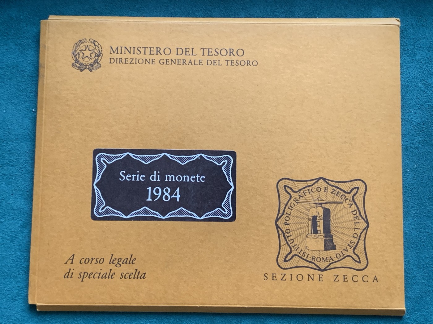 《竞宝斋》第180场-周日，周一2场 (全场包邮) 意大利，1984，普制套币 含帆船银币