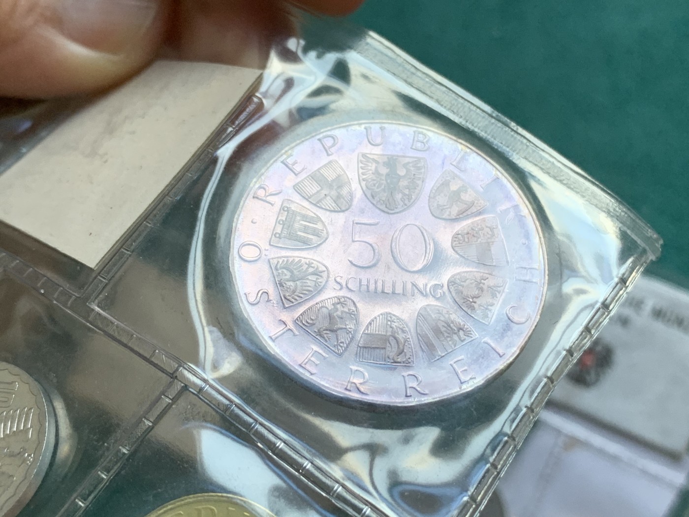 《竞宝斋》第180场-周日，周一2场 (全场包邮) 两套一组 奥地利，1974，精制套币