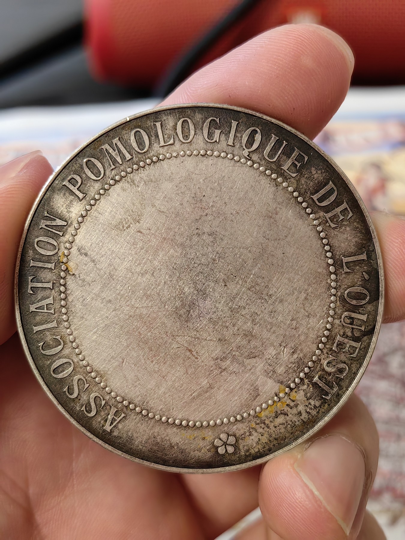 橡树集藏-006场 海纳百川 法国果树协会银章 刻画极其精细 丰饶角银标