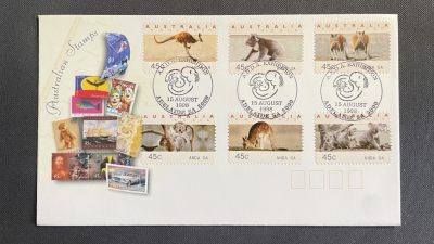 【第49期】莲池国际邮品拍卖 - 【澳大利亚】1998 邮币展电子票 套票首日封