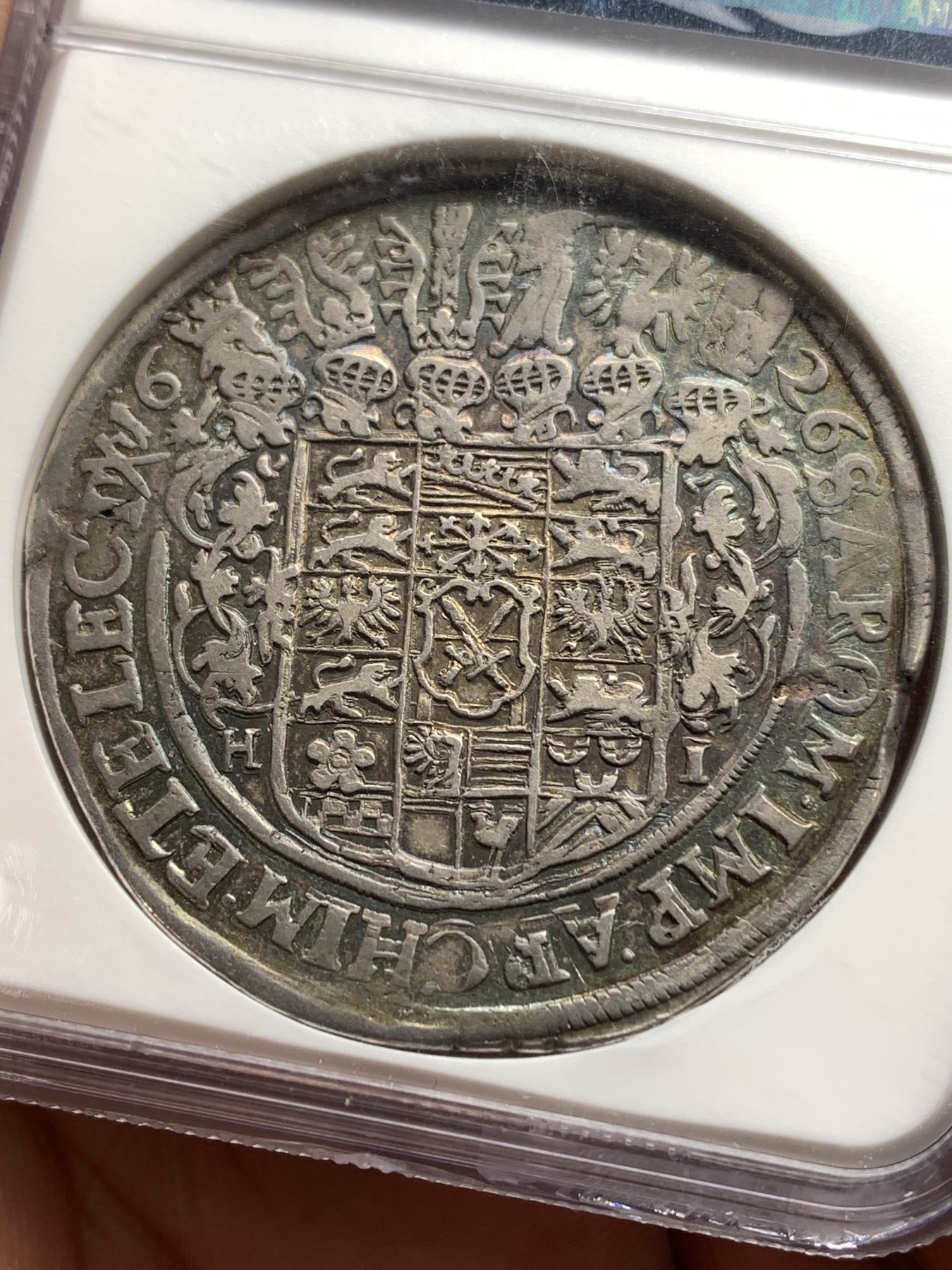 《竞宝斋》第180场-周日，周一2场 (全场包邮) NGC VF35 神圣罗马帝国 1626年 萨克森选帝侯 1泰勒银币