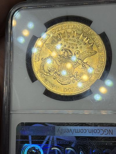 NGC美国1904年自由女神20美元大金币，此币严评状态超好，未流通的翘楚，33.43克，900金 古今中外金币银币银元银毫徽章爱好者礼物 感兴趣的话点“我想要”和我私聊吧～