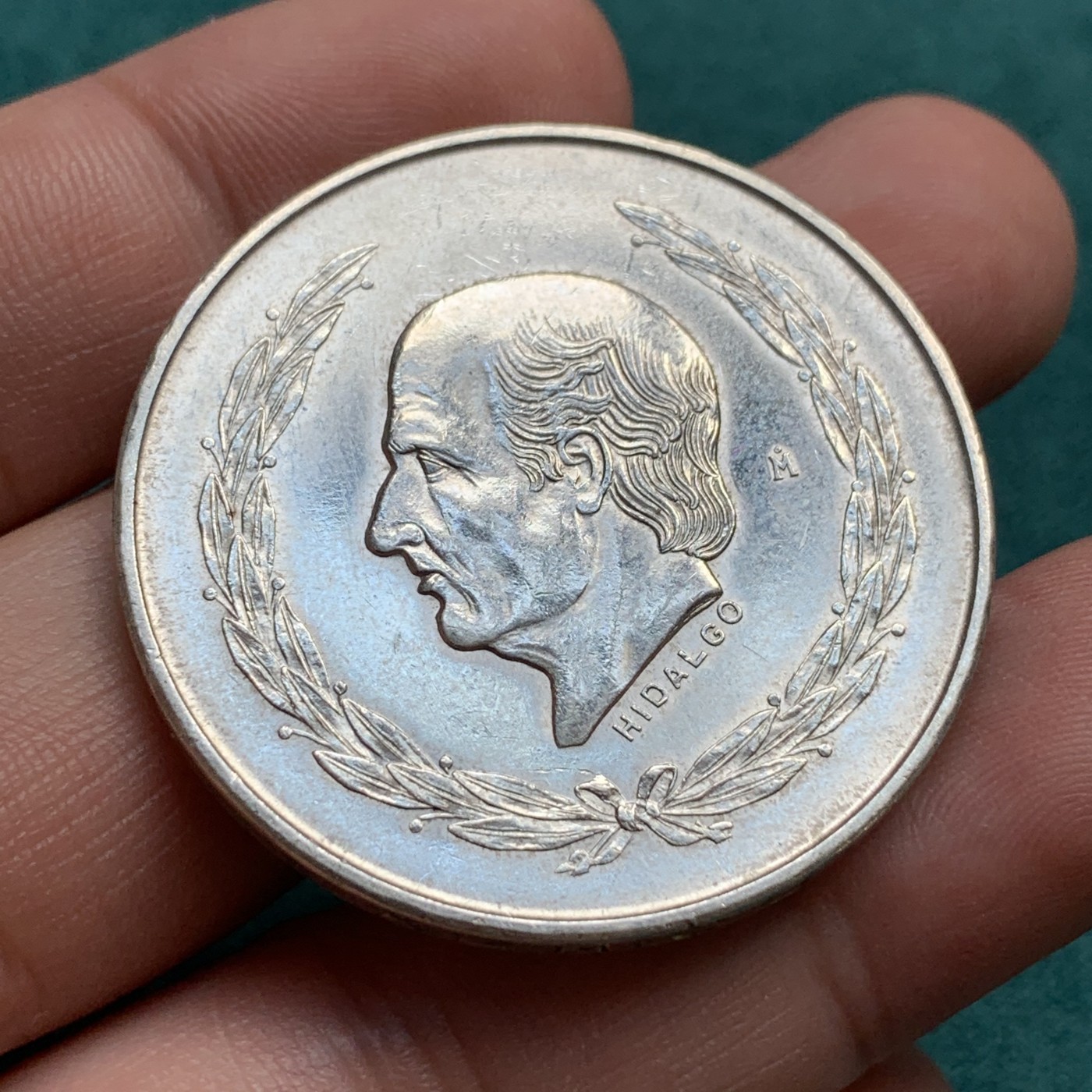 《竞宝斋》第180场-周日，周一2场 (全场包邮) 1951年 墨西哥 5比索 27.8克 大银币