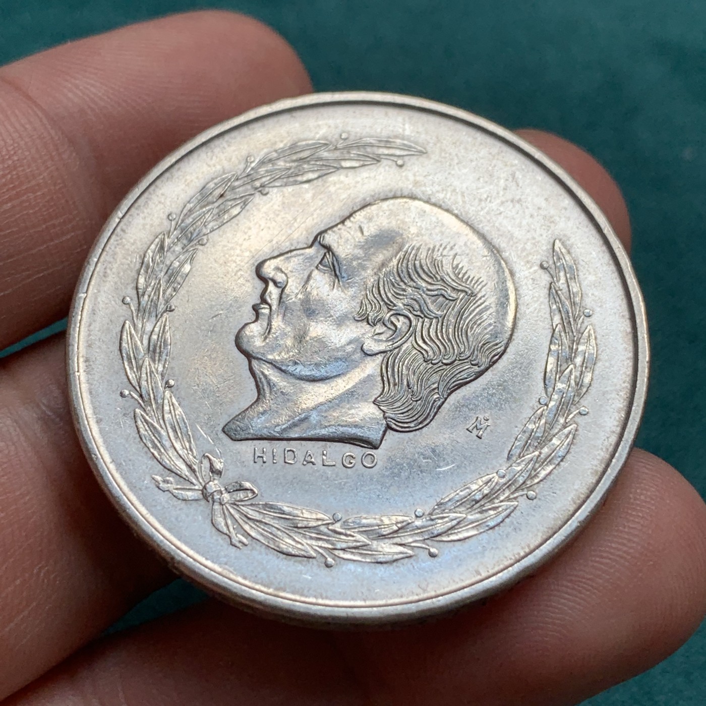 《竞宝斋》第180场-周日，周一2场 (全场包邮) 1951年 墨西哥 5比索 27.8克 大银币