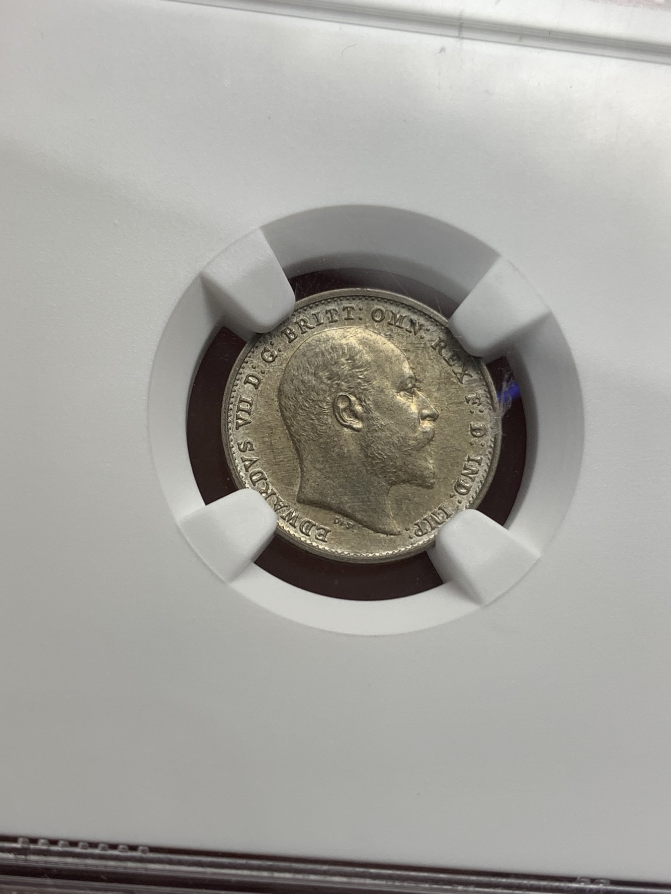 《竞宝斋》第180场-周日，周一2场 (全场包邮) 4枚一组 NGC PF61-64 MATTE 英国1902 爱德华七世 洗脚币 包浆好 MATTE 难得